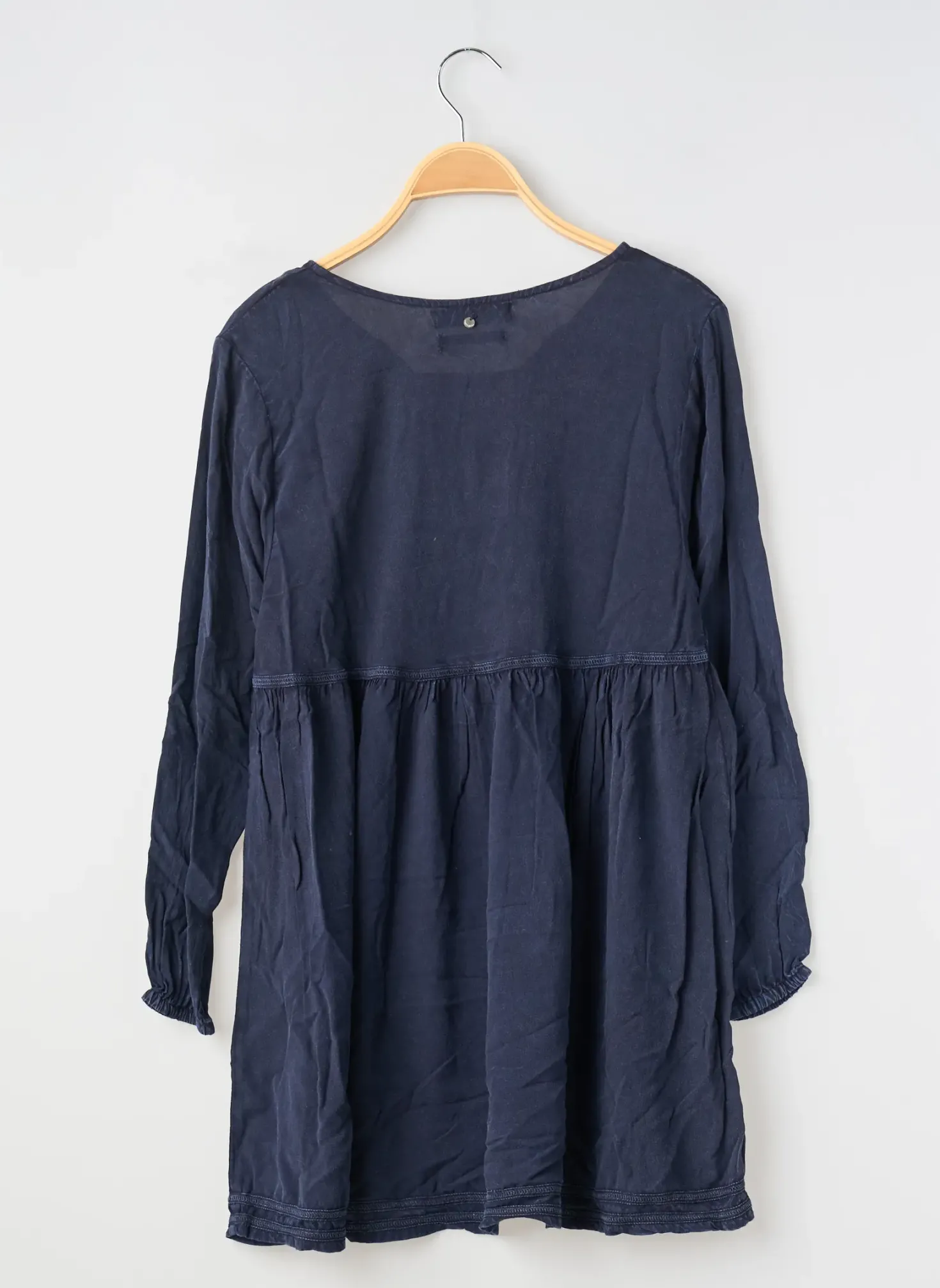 Robe Mi-longue Teddy Smith Bleu Manches Longues