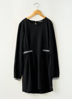 Robe Mi-longue Teddy Smith Noir Manches Longues