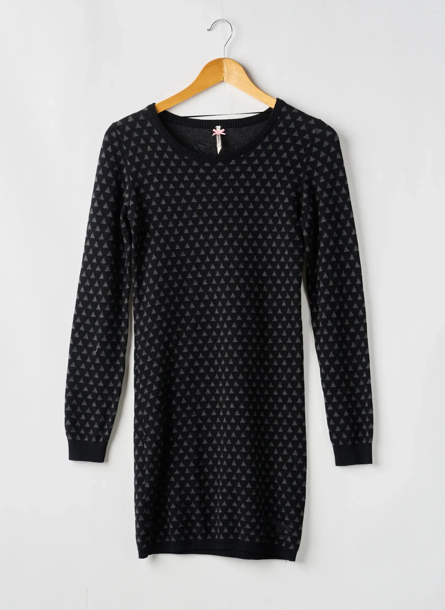Robe Pull Kaporal Noir Manches Longues