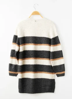 Robe Pull Mayoral Blanc Manches Longues