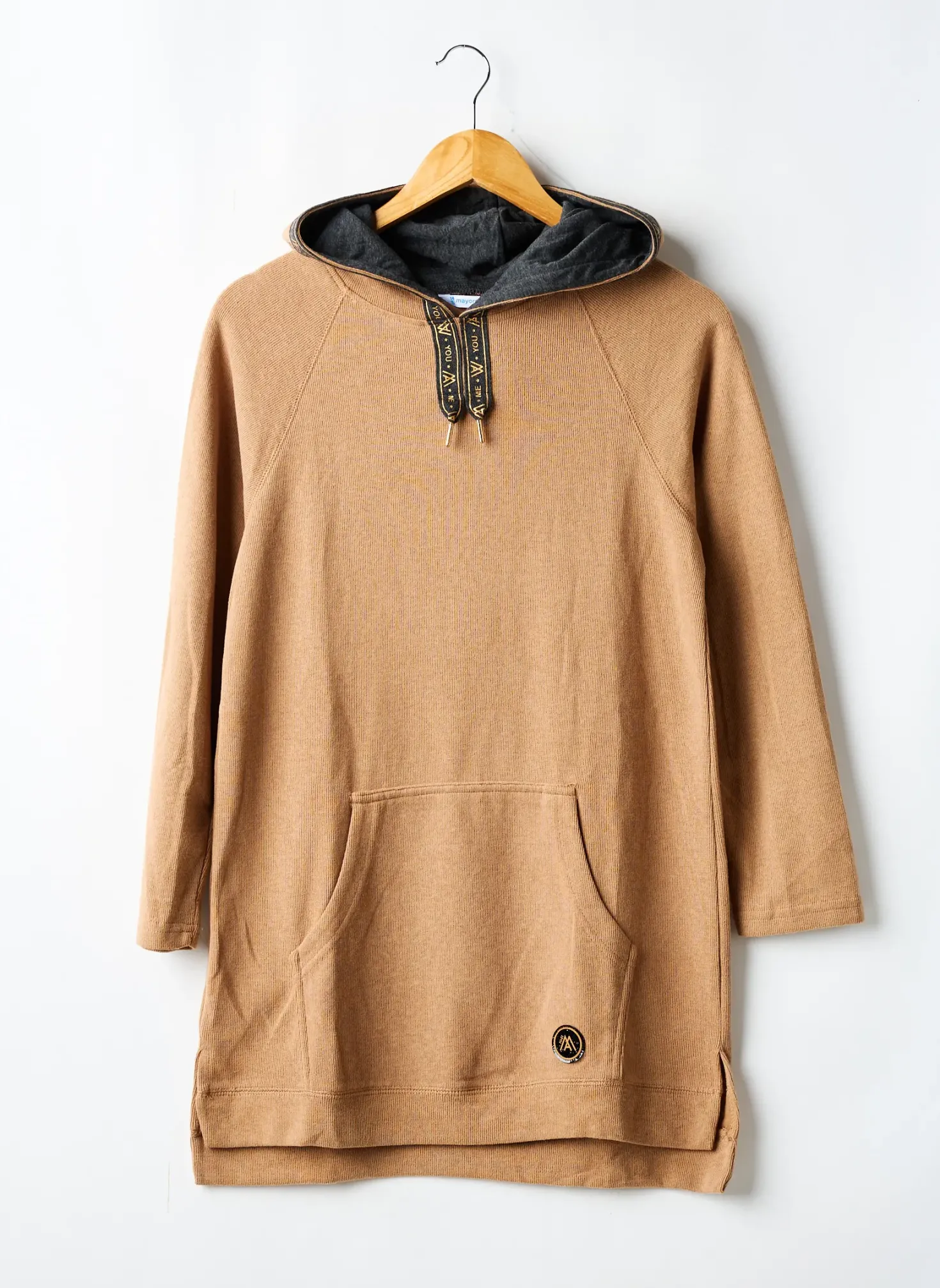 Robe Pull Mayoral Marron Manches Longues
