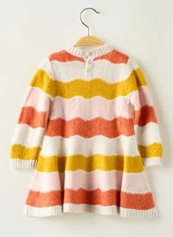 Robe Pull Mayoral Orange Manches Longues