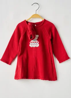 Robe Pull Mayoral Rouge Manches Longues