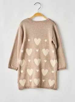 Robe Pull Noukie's Beige Manches Longues