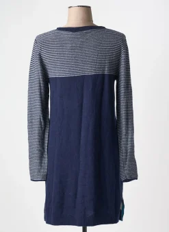 Robe Pull White Stuff Bleu Manches Longues