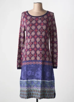 Robe Pull White Stuff Bleu Manches Longues