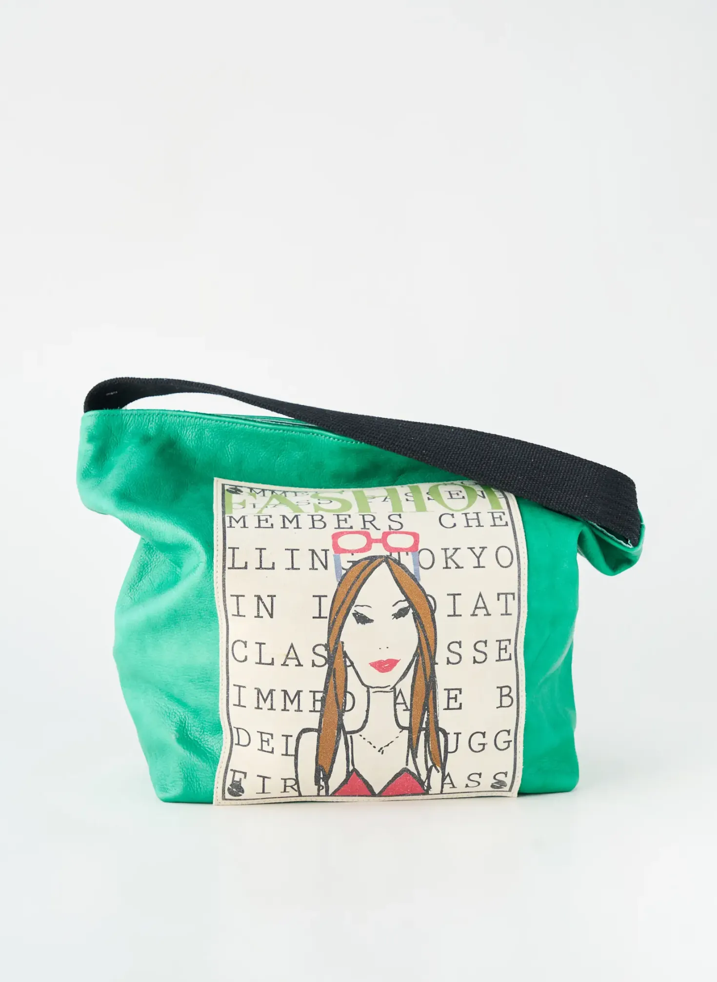 Sac Barbara Rihl Vert Forme Cabas