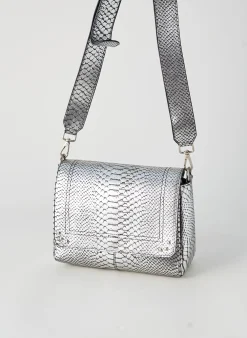 Sac Charlay Stone Argent Forme Rectangulaire