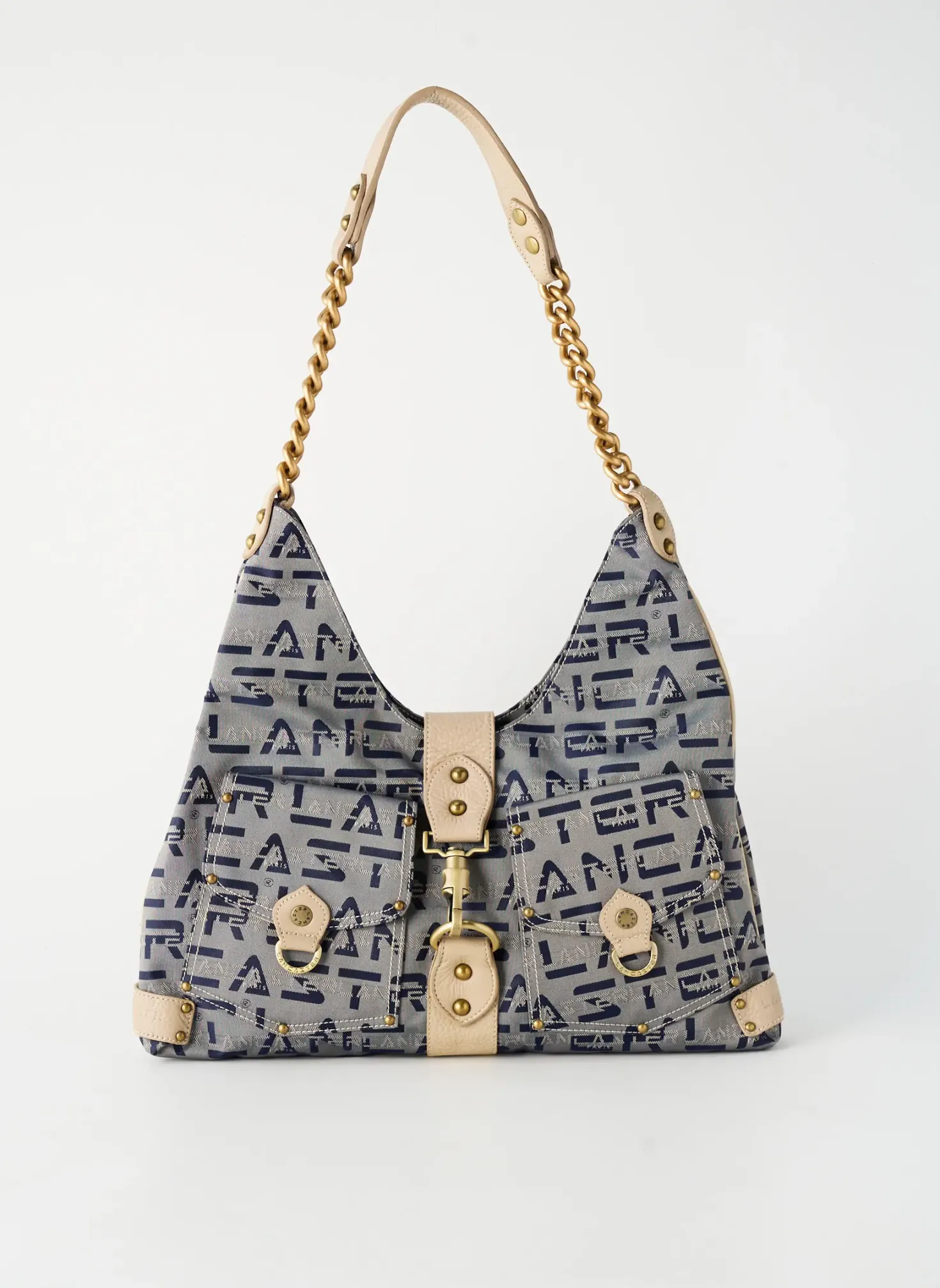 Sac Lancaster Bleu Forme Rectangulaire
