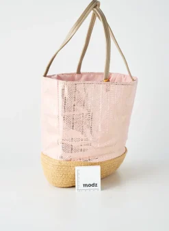 Sac Le Voyage En Panier Rose Forme Plage