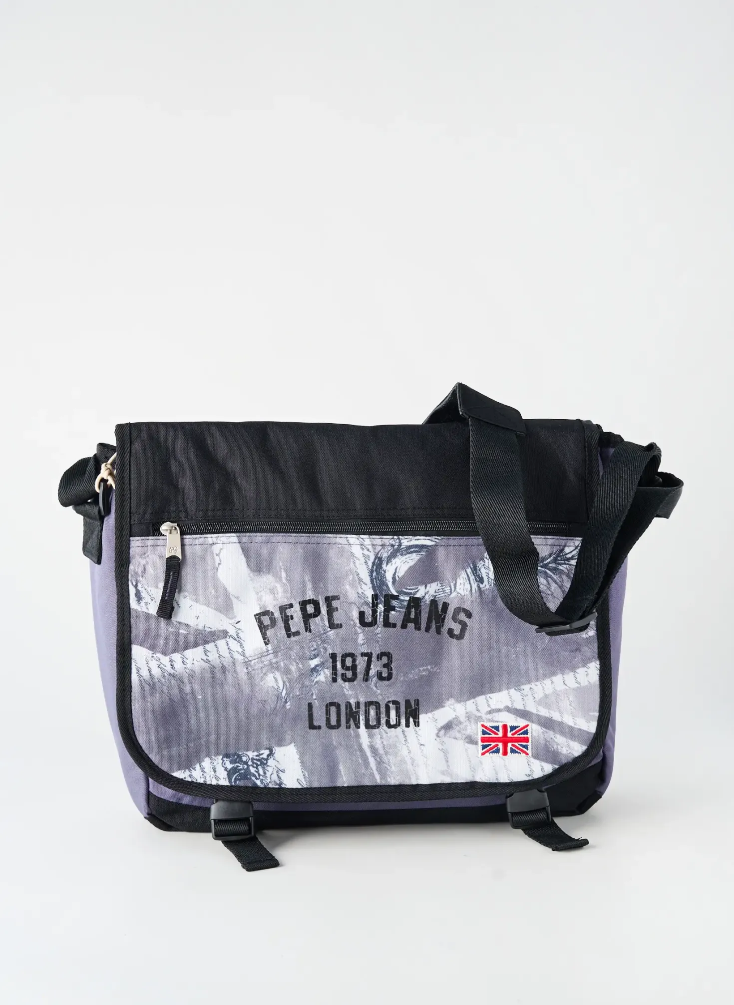 Sac Pepe Jeans Gris Forme Besace