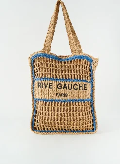 Sac Rive Gauche Bleu Forme Rectangulaire