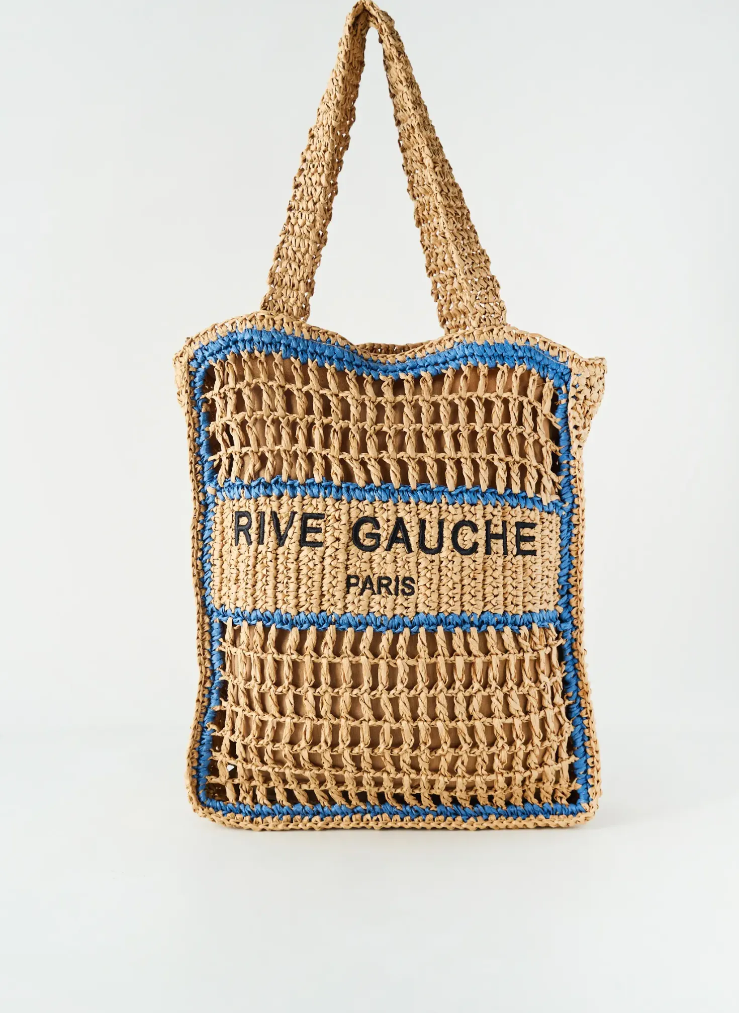 Sac Rive Gauche Bleu Forme Rectangulaire