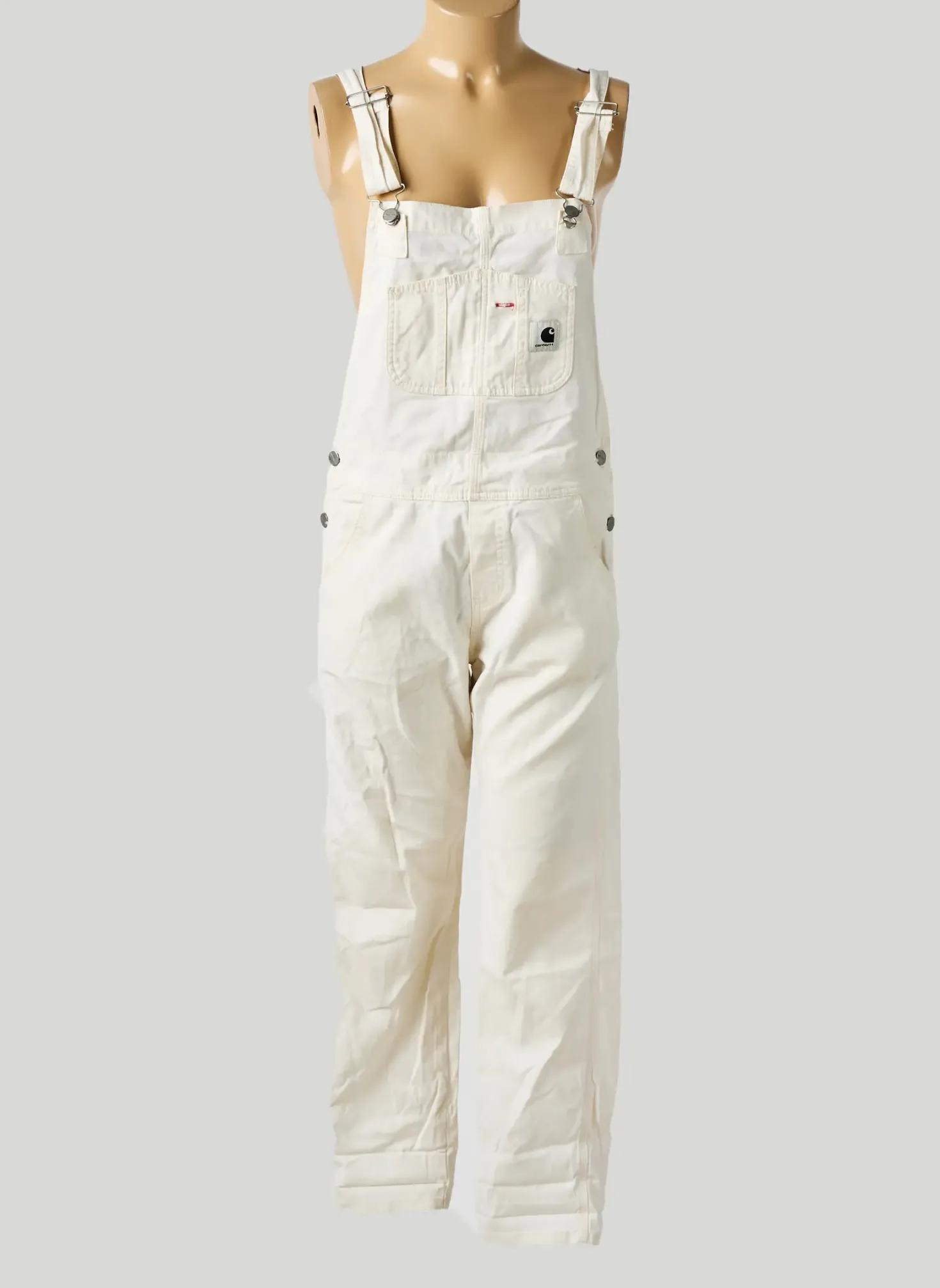Salopette Carhartt Beige Fines Bretelles