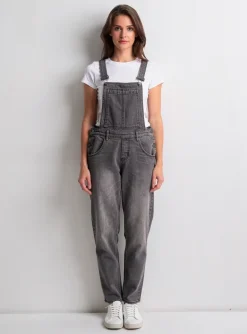 Salopette Cheap Monday Gris Fines Bretelles