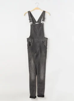 Salopette Cheap Monday Gris Fines Bretelles