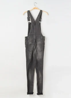 Salopette Cheap Monday Gris Fines Bretelles