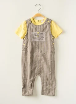 Salopette Coudemail Jaune Manches Courtes