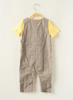 Salopette Coudemail Jaune Manches Courtes
