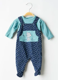 Salopette Sterntaler Bleu Fines Bretelles