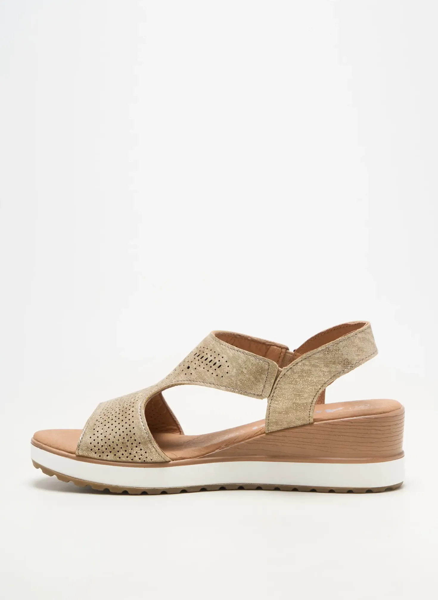 Sandales/nu Pieds Alenoa Or Talon De 4 À 6cm