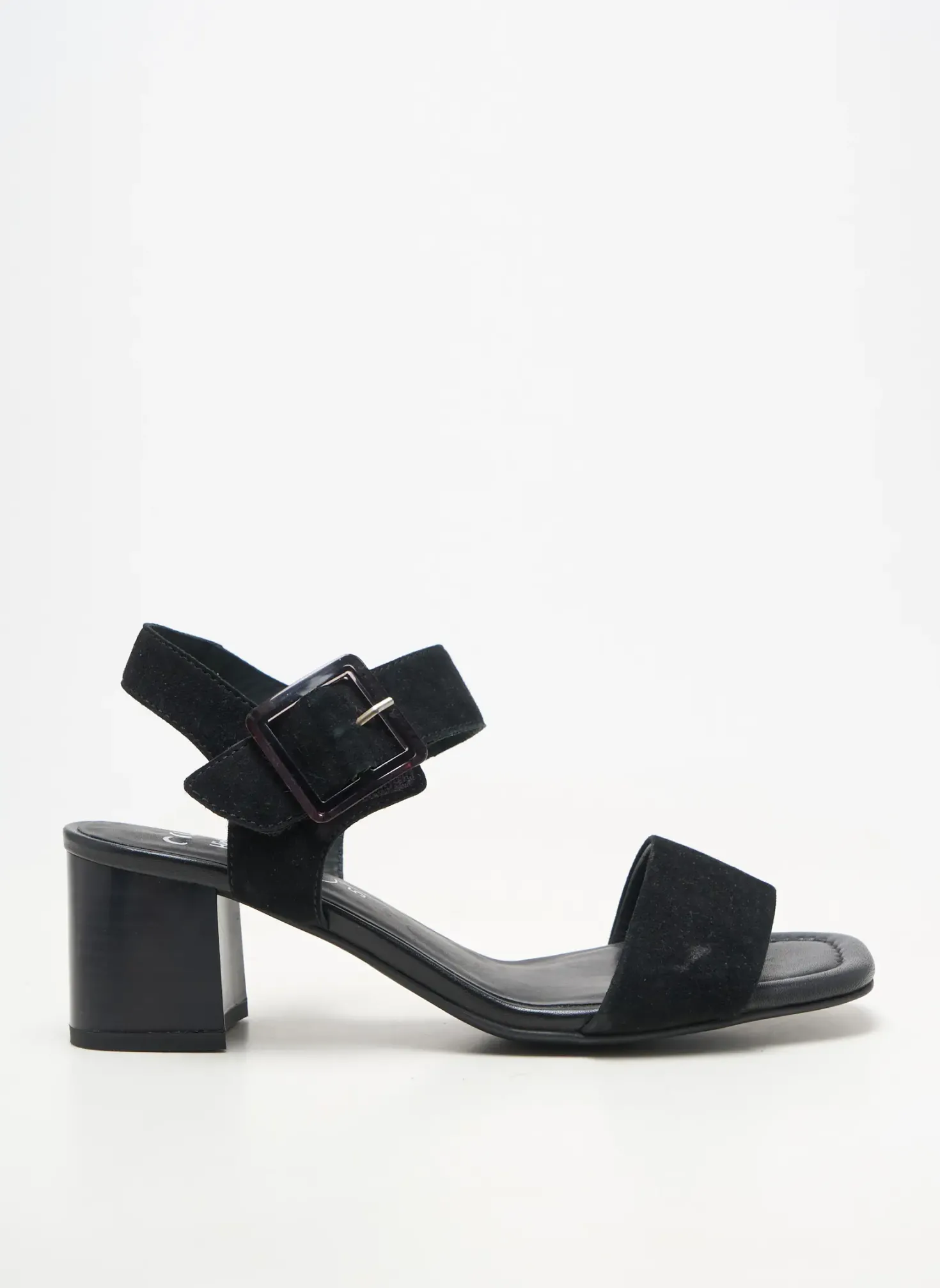 Sandales/nu Pieds Ara Noir Talon De 4 À 6cm