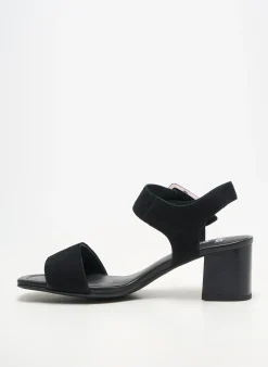 Sandales/nu Pieds Ara Noir Talon De 4 À 6cm