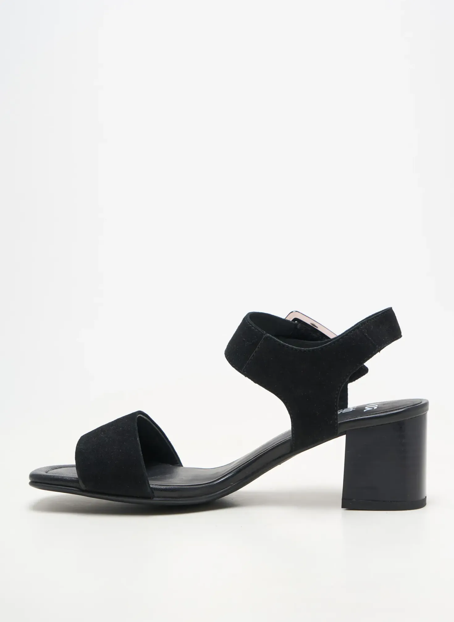 Sandales/nu Pieds Ara Noir Talon De 4 À 6cm