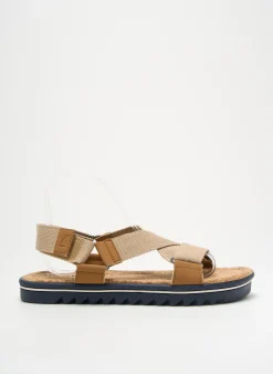 Sandales/nu Pieds Armistice Beige Bout Ouvert