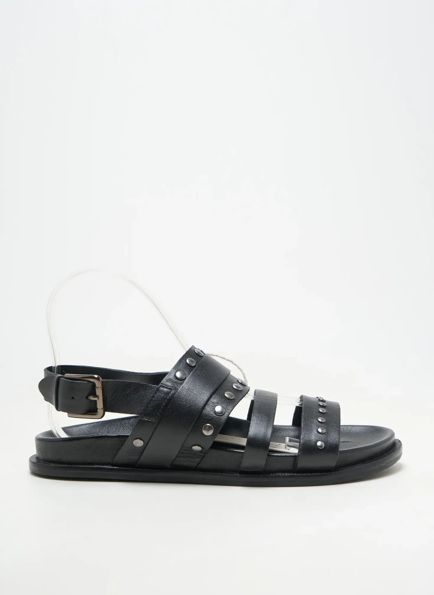 Sandales/nu Pieds Biba Noir Talon Plat Jusqu'à 3cm