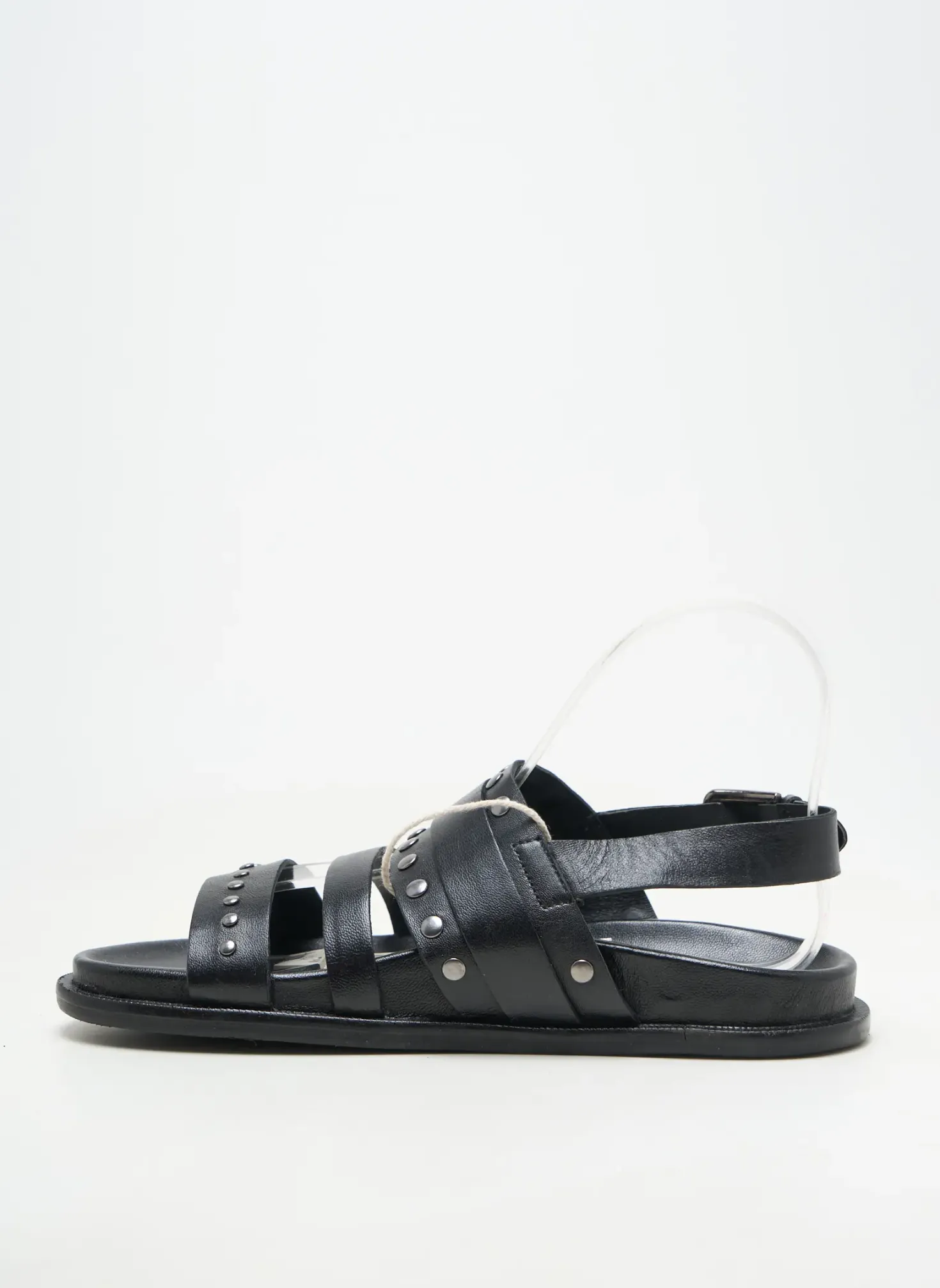 Sandales/nu Pieds Biba Noir Talon Plat Jusqu'à 3cm