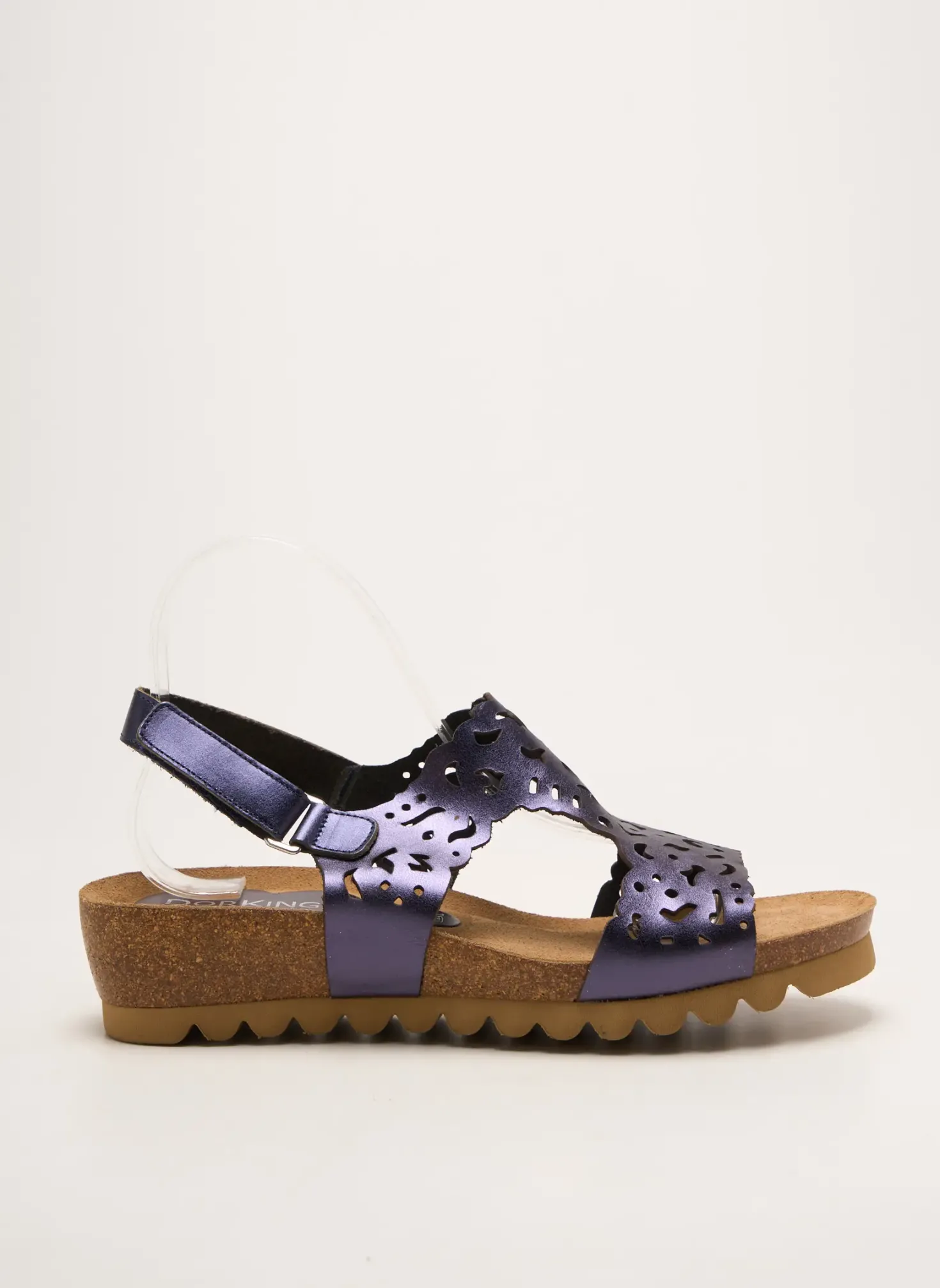 Sandales/nu Pieds Dorking Bleu Talon De 4 À 6cm