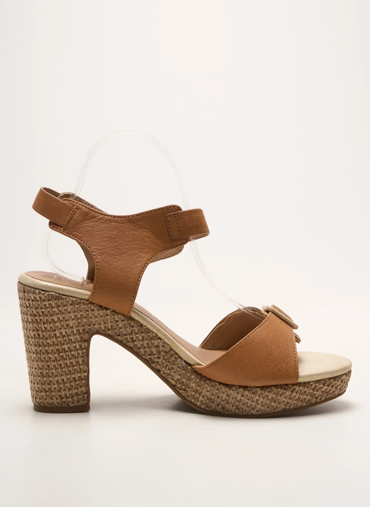 Sandales/nu Pieds Emilie Karston Marron Talon Haut De 10cm Et Plus
