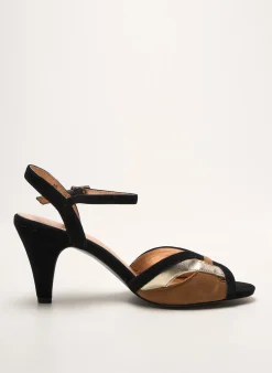 Sandales/nu Pieds Emilie Karston Marron Talon De 7 À 9cm