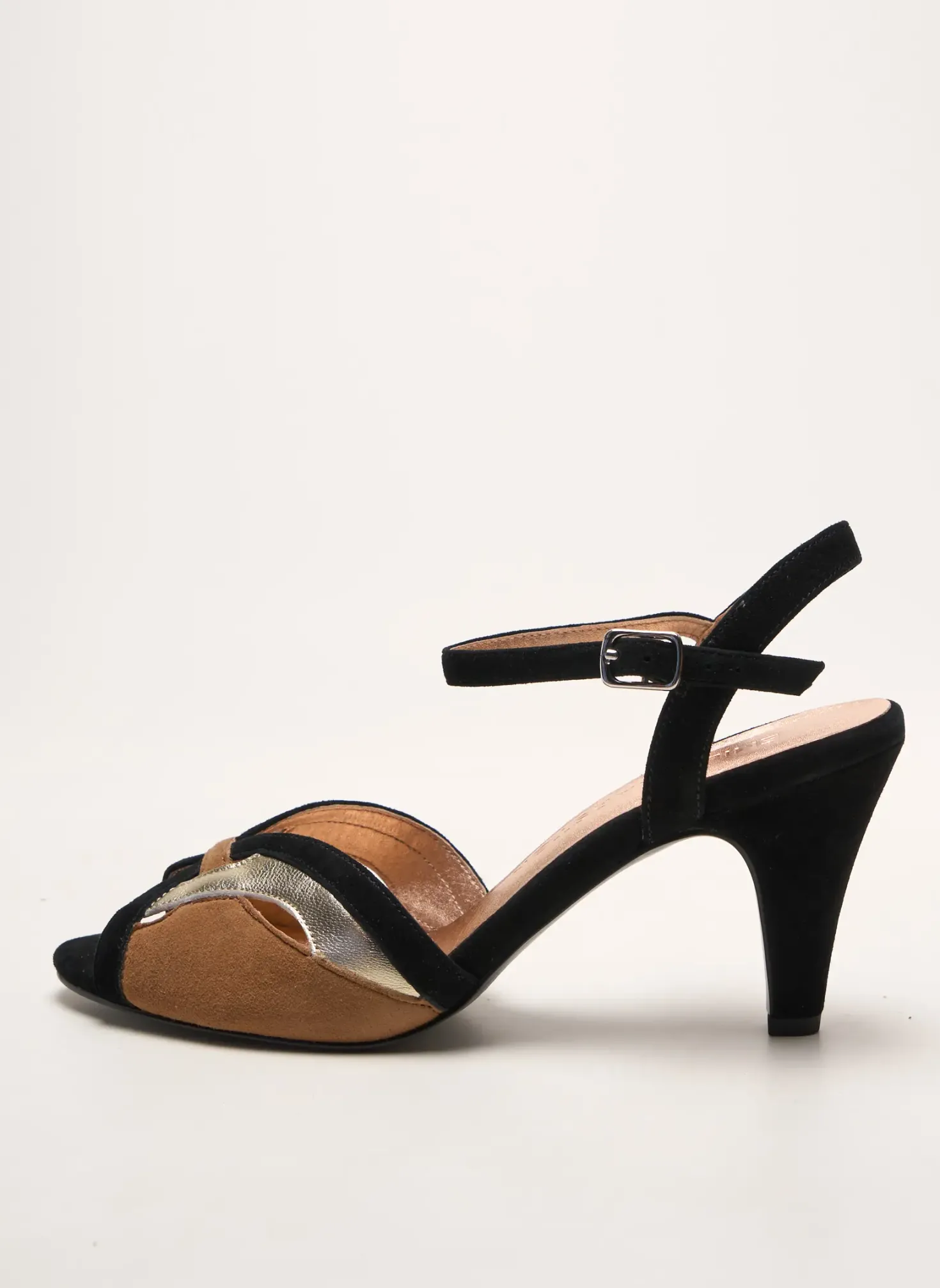 Sandales/nu Pieds Emilie Karston Marron Talon De 7 À 9cm