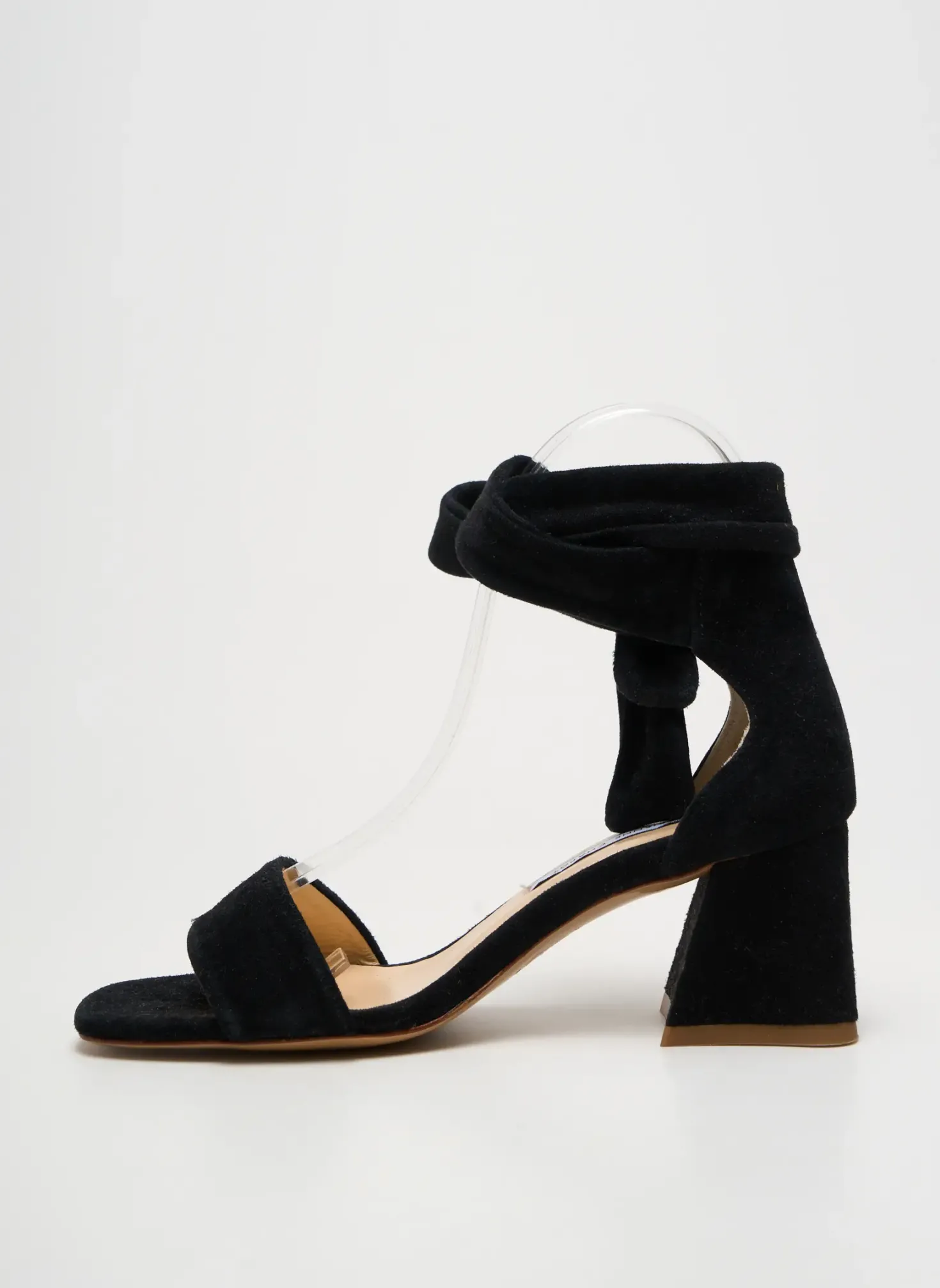 Sandales/nu Pieds Fabienne Chapot Noir Talon De 4 À 6cm