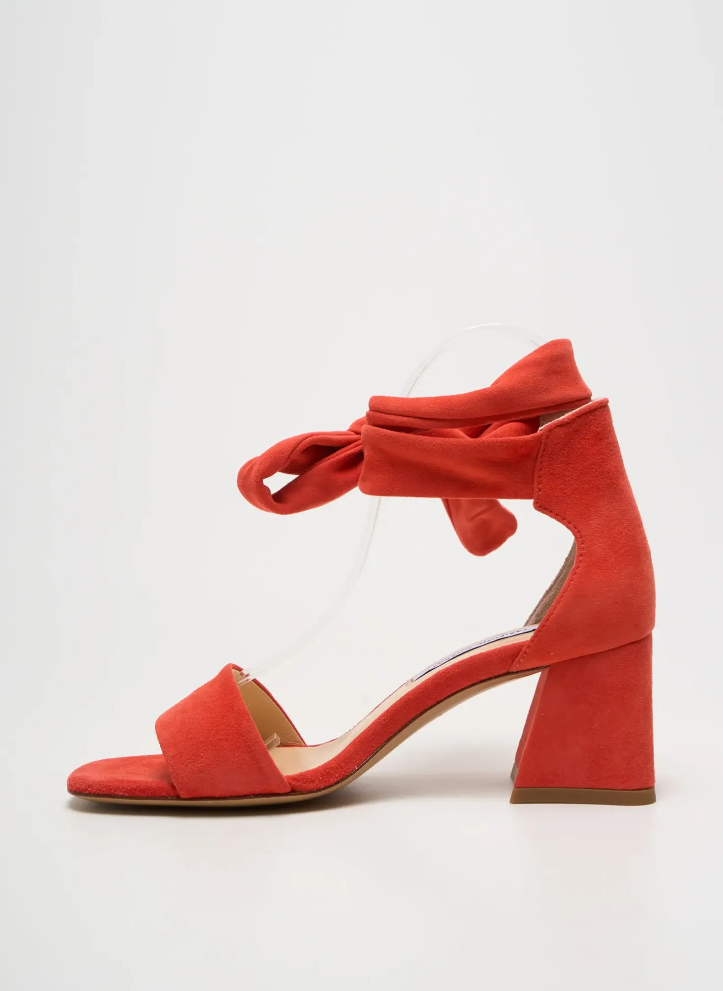 Sandales/nu Pieds Fabienne Chapot Orange Talon De 4 À 6cm