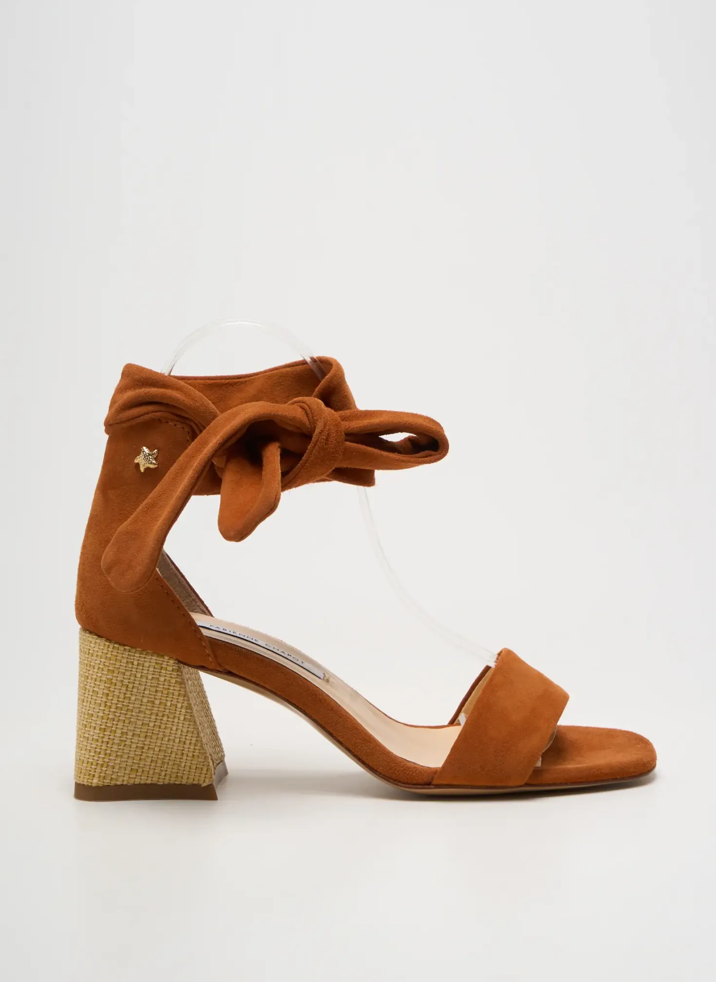 Sandales/nu Pieds Fabienne Chapot Marron Talon De 4 À 6cm