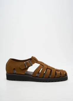 Sandales/nu Pieds Fratelli Vanni Marron Bout Rond