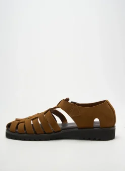 Sandales/nu Pieds Fratelli Vanni Marron Bout Rond