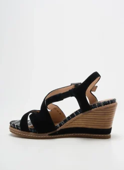 Sandales/nu Pieds Fugitive By Francesco Rossi Noir Talon De 7 À 9cm
