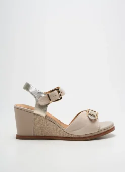 Sandales/nu Pieds Fugitive By Francesco Rossi Or Talon De 7 À 9cm