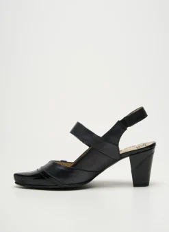 Sandales/nu Pieds Geo-reino Noir Talon De 4 À 6cm