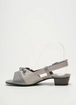 Sandales/nu Pieds Jmg Houcke Gris Talon Plat Jusqu'à 3cm