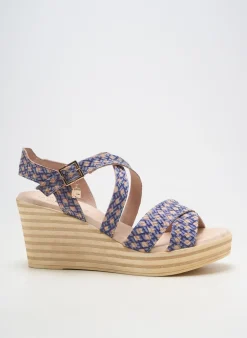 Sandales/nu Pieds Jose Saenz Bleu Talon De 7 À 9cm