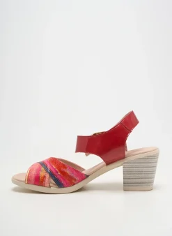 Sandales/nu Pieds Jose Saenz Rouge Talon De 7 À 9cm