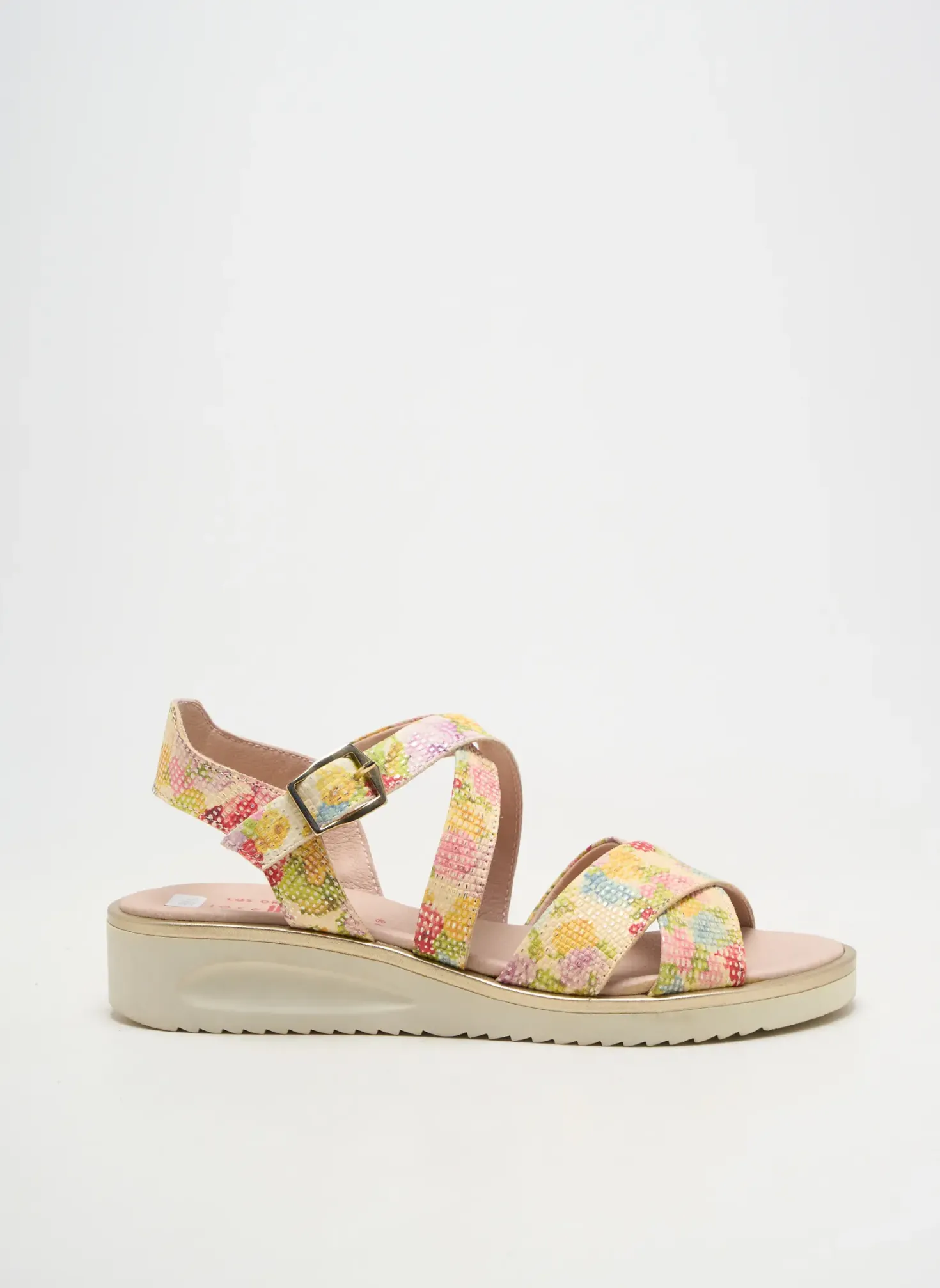 Sandales/nu Pieds Jose Saenz Vert Talon Plat Jusqu'à 3cm