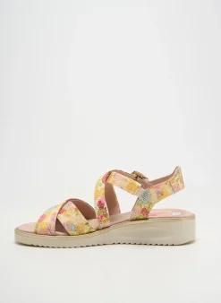 Sandales/nu Pieds Jose Saenz Vert Talon Plat Jusqu'à 3cm