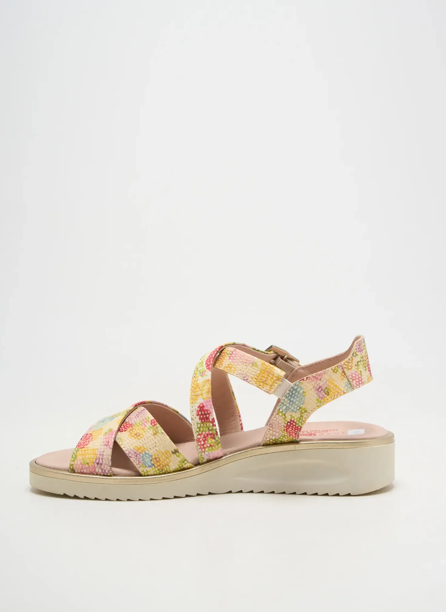 Sandales/nu Pieds Jose Saenz Vert Talon Plat Jusqu'à 3cm