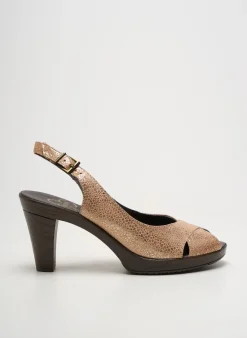 Sandales/nu Pieds Karston Beige Talon De 7 À 9cm